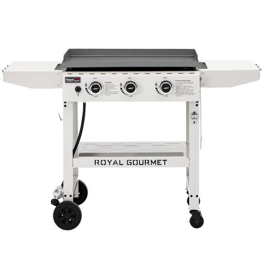 3-Burner Gas Griddle White