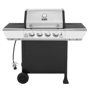 4-Burner Gas Grill with Upper Lid