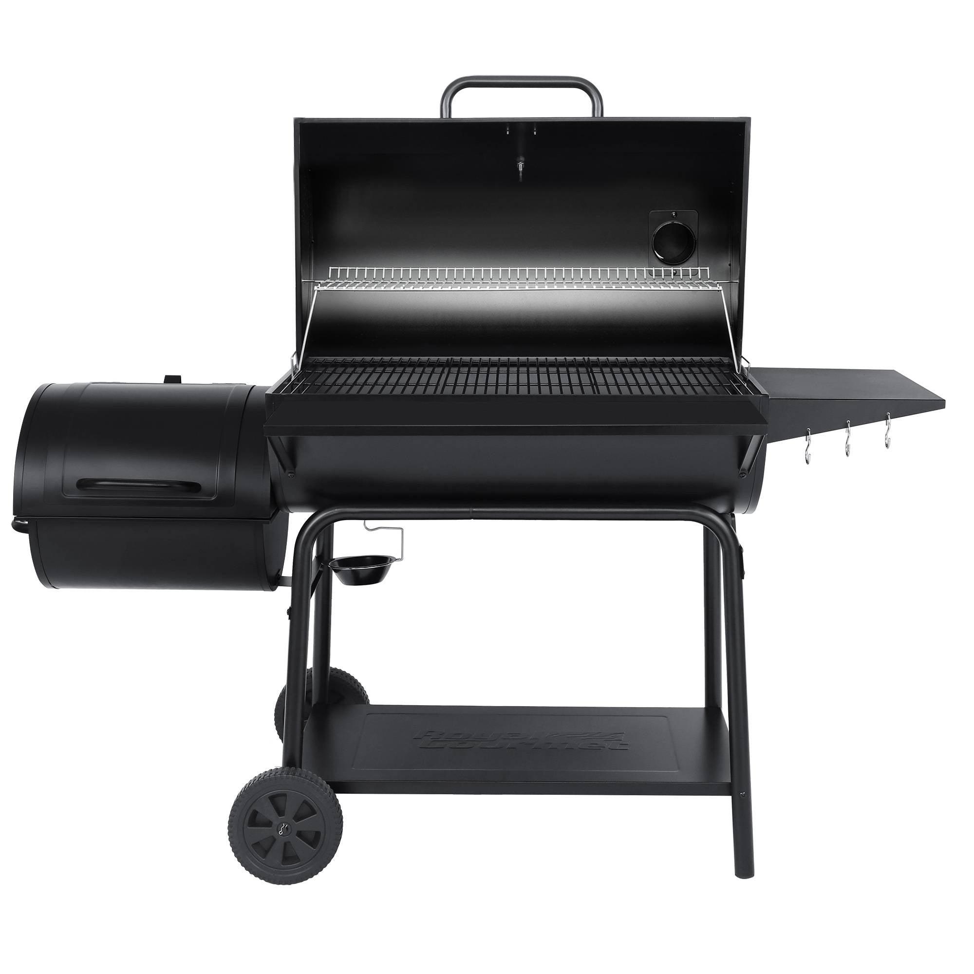 Charcoal Barrel Grill with Offset Smoker Royal Gourmet