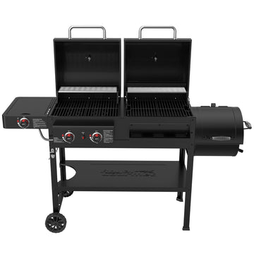 Gas and Charcoal Combo Grill